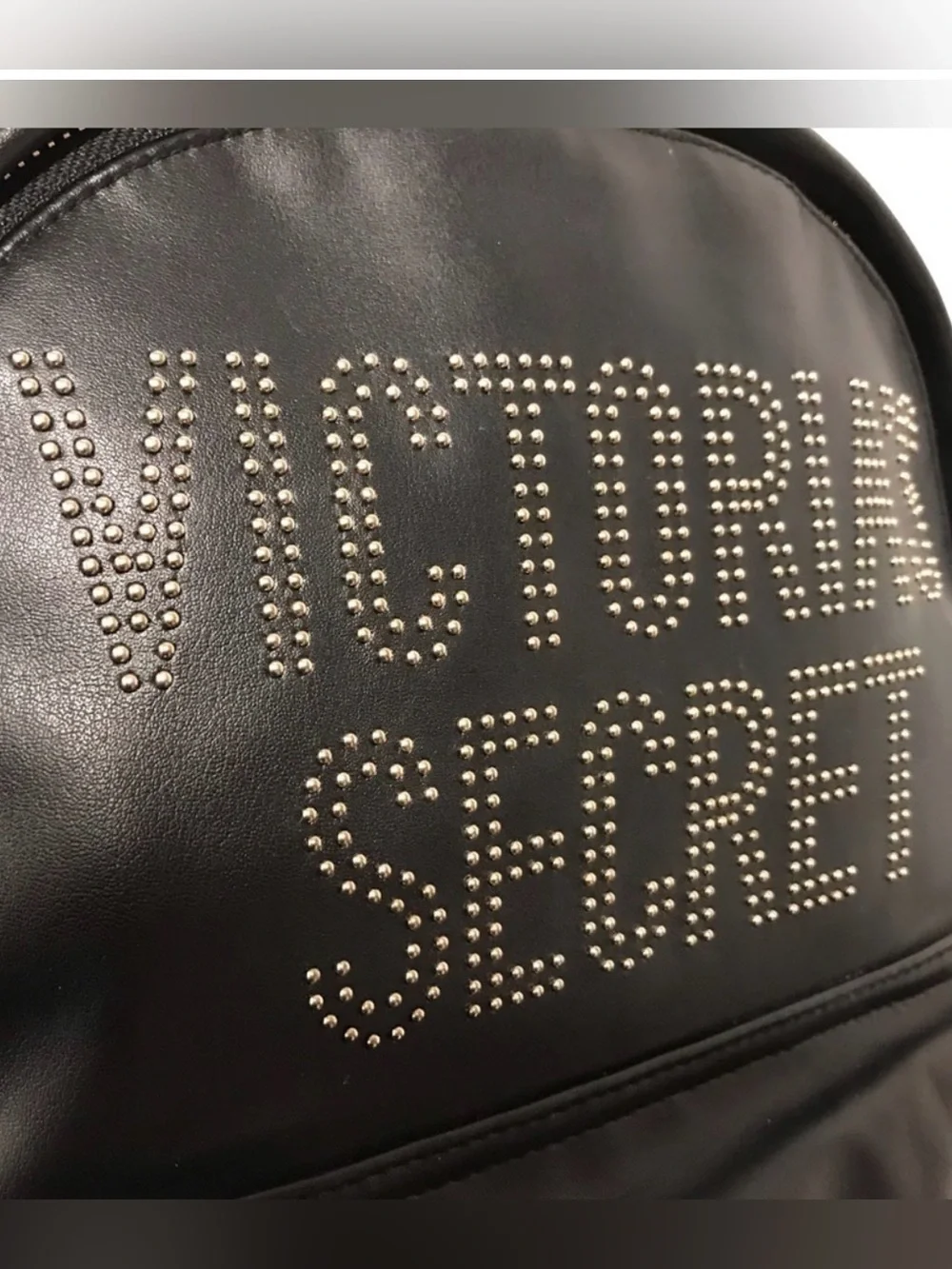 Victoria's Secret Studded Backpack with Chain Accent ✨🤩🖤